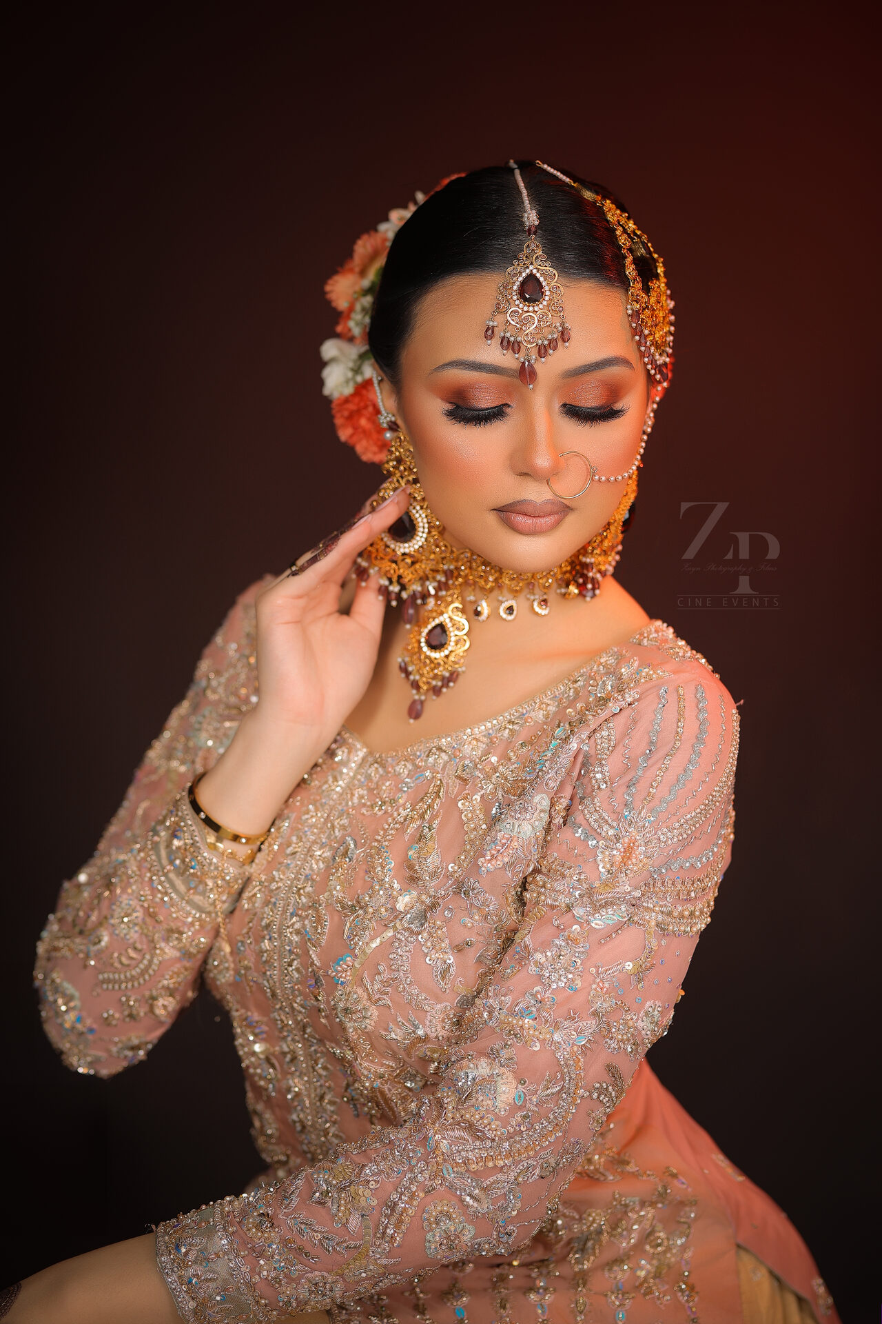 Luxury wedding decor photography - elegant venue styling by CineEvents