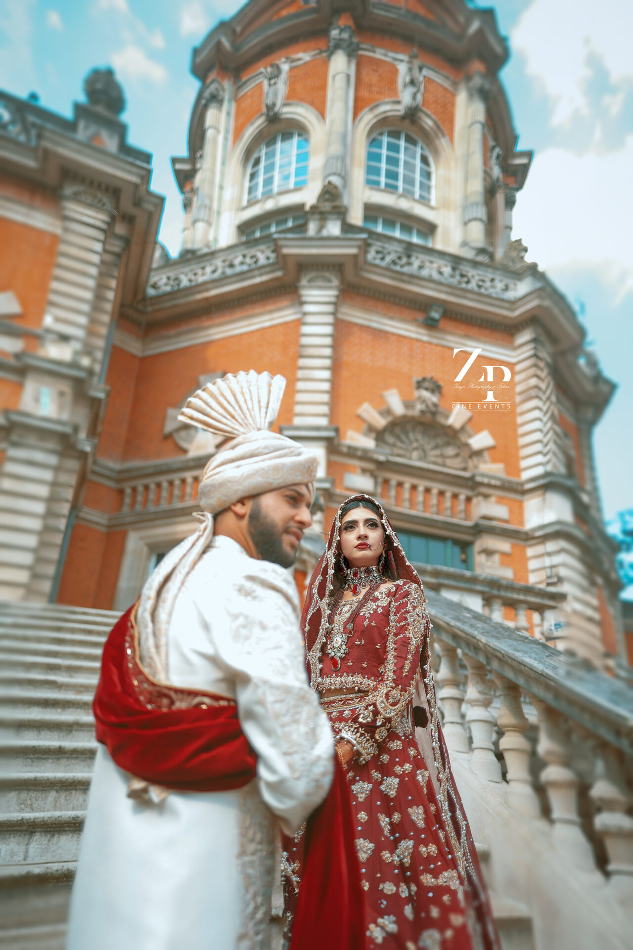 Professional wedding photography in action - CineEvents team at work